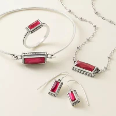 Palais Layered Gemstone Necklace in Sterling Silver - Image 5