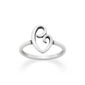 Delicate Mother's Love Ring in Sterling Silver or 14K Yellow Gold