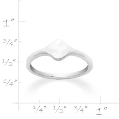 Petite Signet Ring in Sterling Silver - Image 3