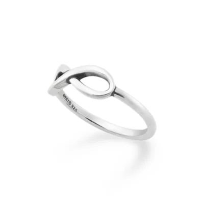 Petite Infinity Ring in Sterling Silver or 14K Yellow Gold - Image 2