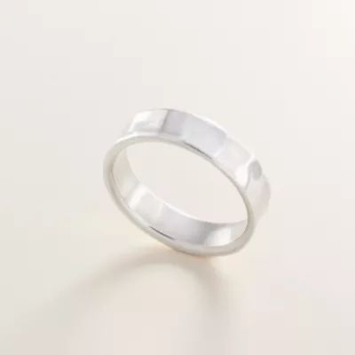 Hammered Band in Sterling Silver - Image 2