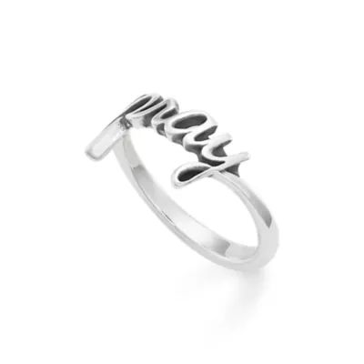 "Pray" Ring in Sterling Silver - Image 3