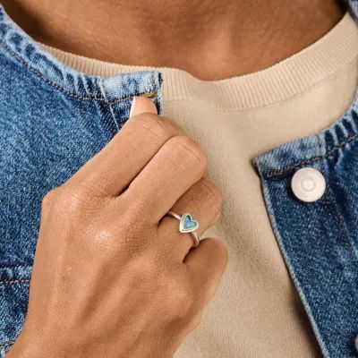 Sweetheart Gemstone Ring in Sterling Silver - Image 5