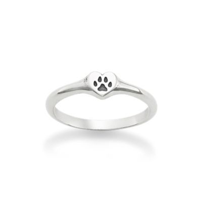 Love My Pet Ring in Sterling Silver or 14K Yellow Gold