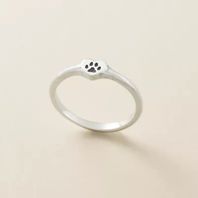 Love My Pet Ring in Sterling Silver or 14K Yellow Gold - Image 2