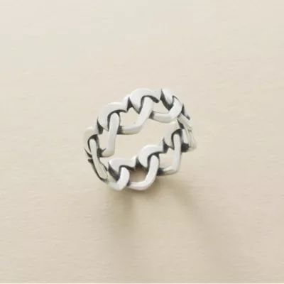 Chain of Hearts Ring in Sterling Silver - Image 2