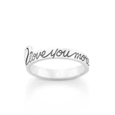 Love You More Ring in Sterling Silver - Image 3