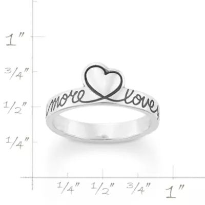 Love You More Ring in Sterling Silver - Image 6
