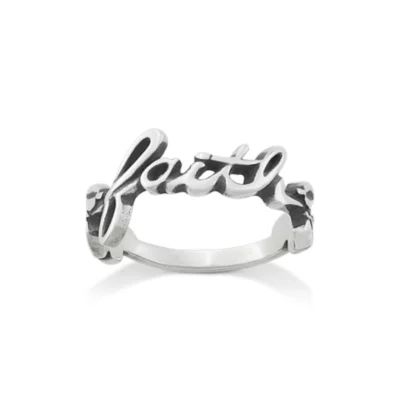 Faith Ring in Sterling Silver