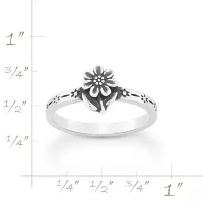 Mini Daisy Ring in Sterling Silver - Image 5