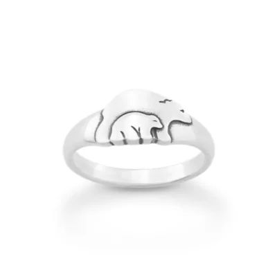 Mama Bear Ring in Sterling Silver