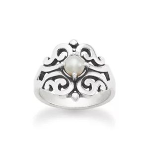 Spanish Lace Gemstone Ring in Sterling Silver
