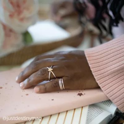Cross of Faith Ring in Sterling Silver and Bronze - Image 3