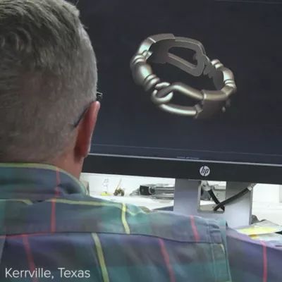 Fishers of Men Ring in Sterling Silver or 14K Yellow Gold - Image 8