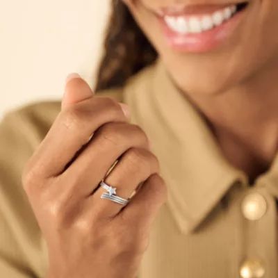 Stargazer Wrap Ring in Sterling Silver - Image 4