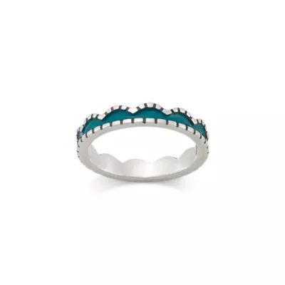 Gemstone, Renaissance and Enamel Ring Stack - Image 5