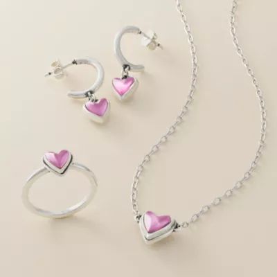 Sweetheart Gemstone Ring in Sterling Silver - Image 4