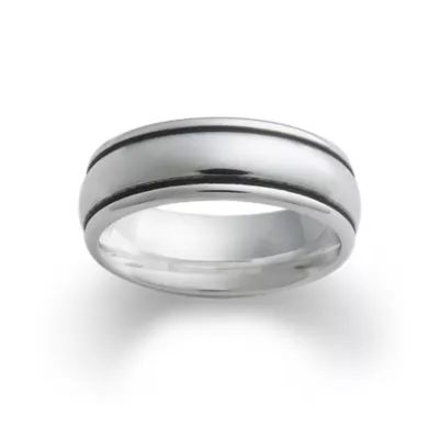 Eternal Wedding Ring in Sterling Silver or 14K Yellow Gold